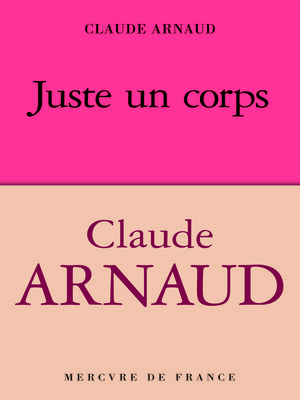 cover image of Juste un corps